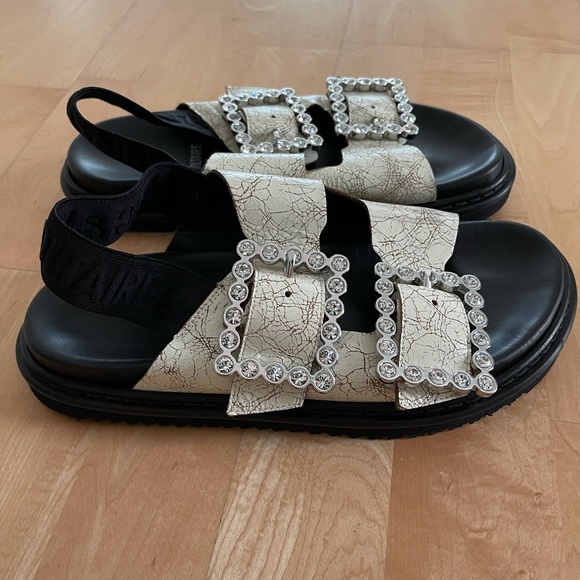 Zadig and Voltaire Alpha Grunge Slingback Sandal - Picture 3 of 6